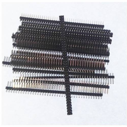 Header Dual Row Male Header 0.1 Inch 40+40 Pin Break Away Price in ...