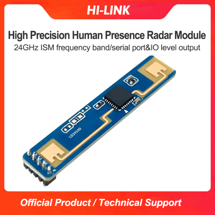 Presence Reduction Module LD2410D Human Presence Sensor Radar Module For Smart Home Automation ...
